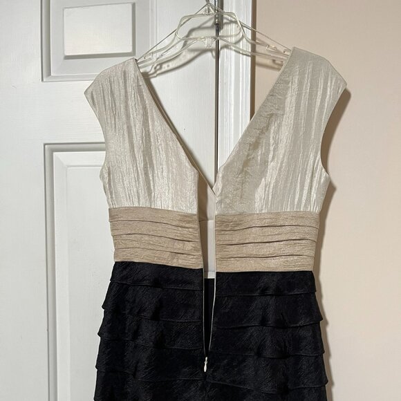 London Times Shutter Pleat Sleeveless Dress, Size 6 - Picture 4 of 12